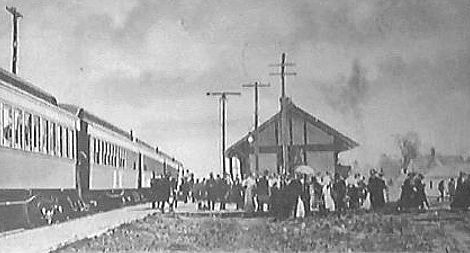 Oden, MI depot